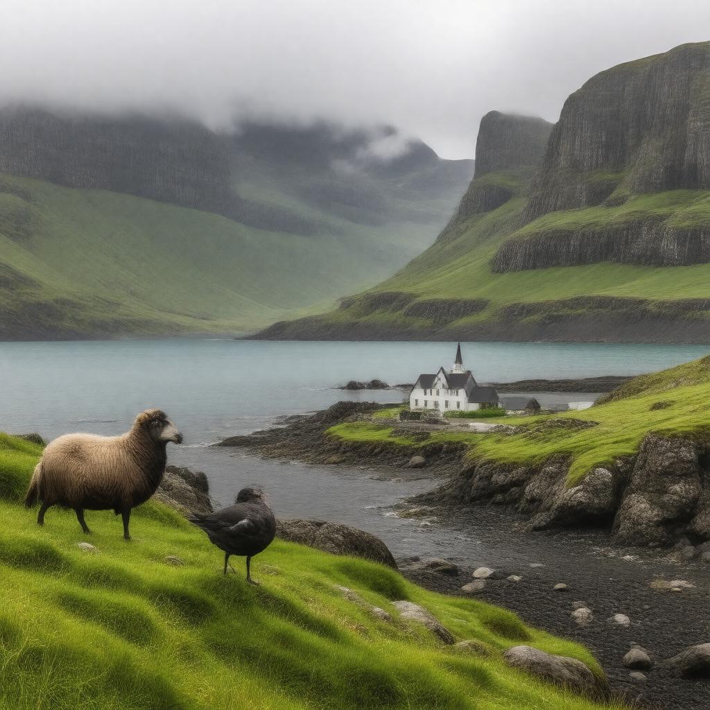 AI-created image of Faroe Islands