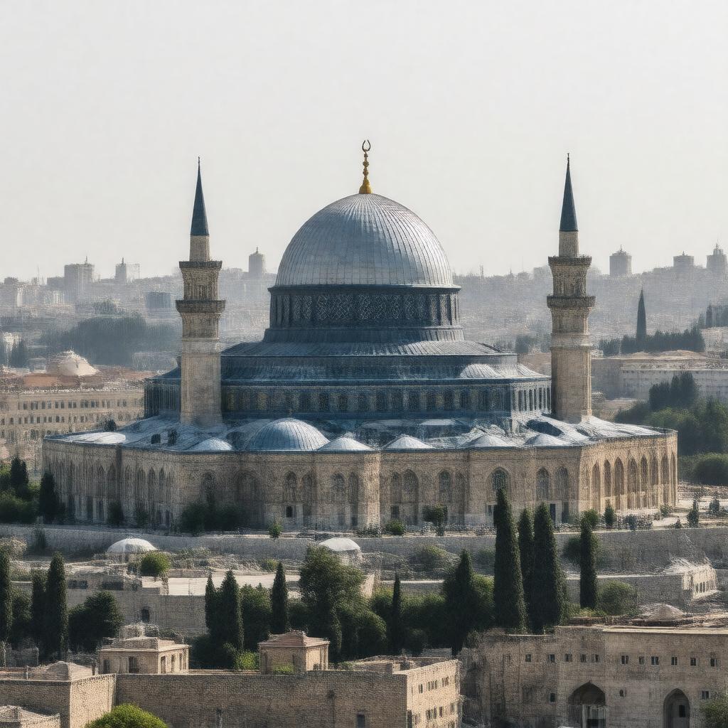 AI-created image of Farthest Mosque