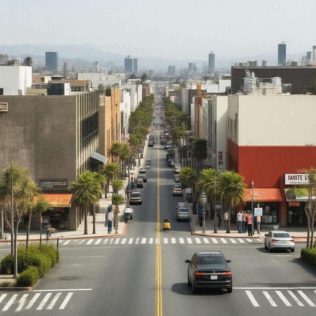 AI-created image of Fashion District