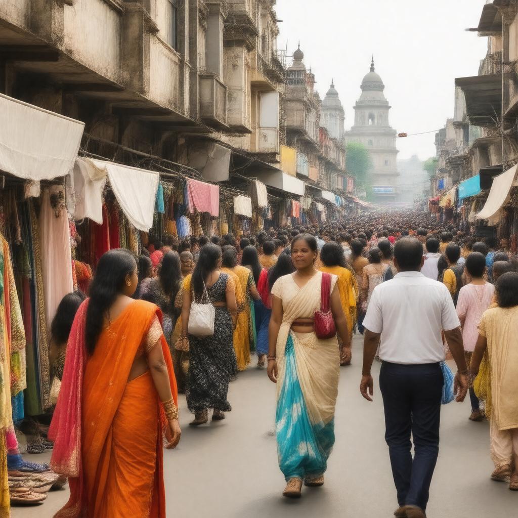 AI-created image of Fashion Street