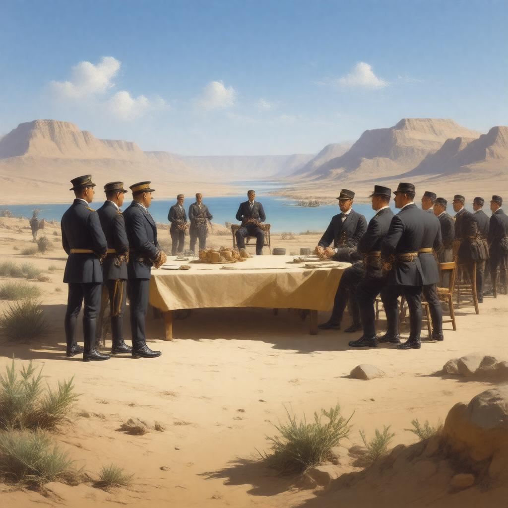 Click to view larger image AI-created image of Fashoda Incident