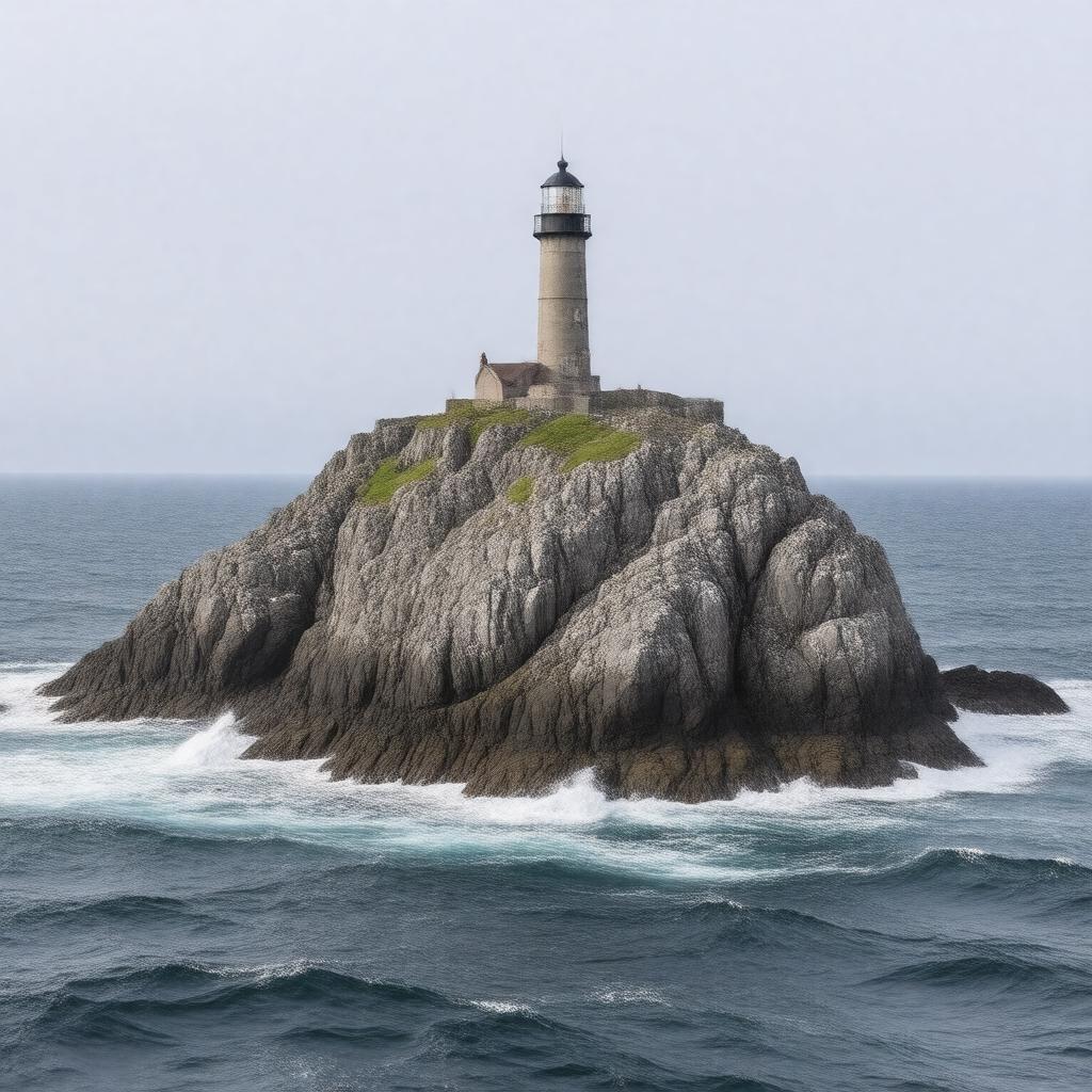 AI-created image of Fastnet Rock
