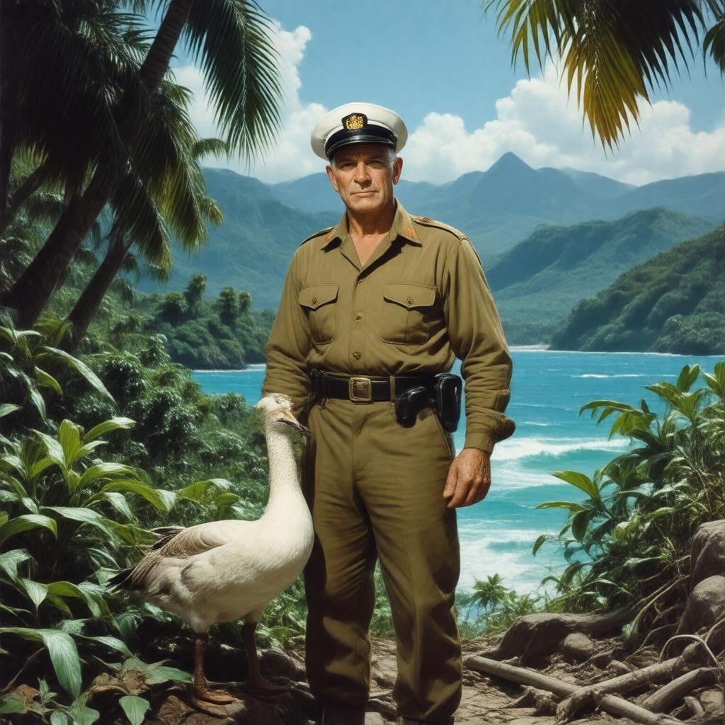 AI-created image of Father Goose