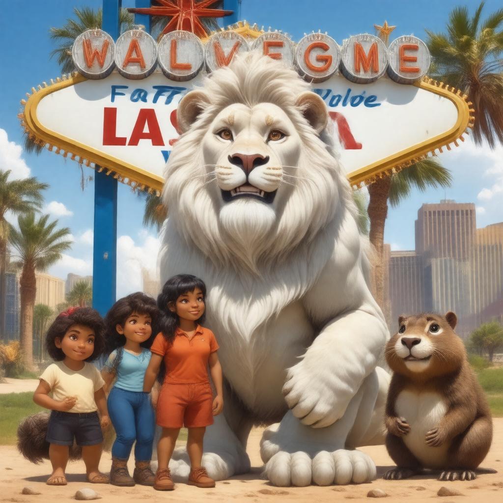 AI-created image of Father of the Pride