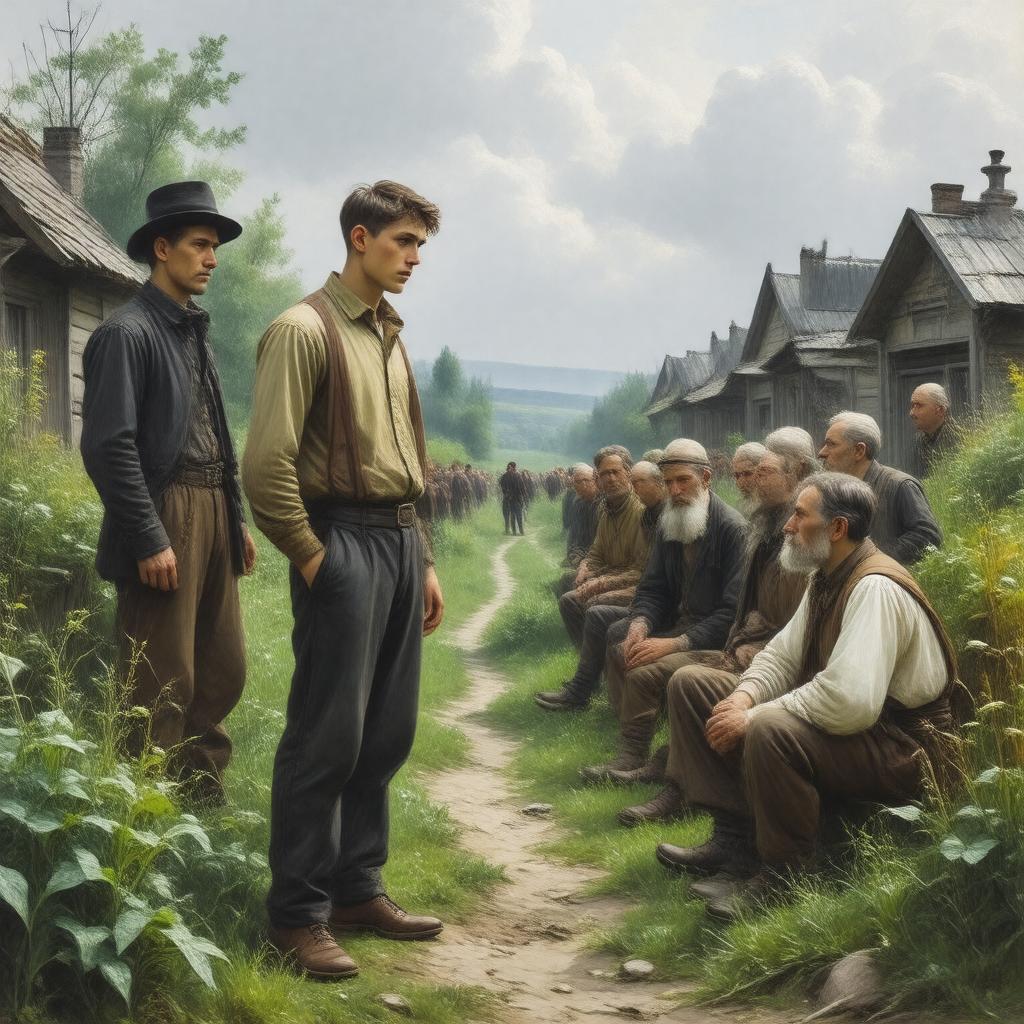 Click to view larger image AI-created image of Fathers and Sons