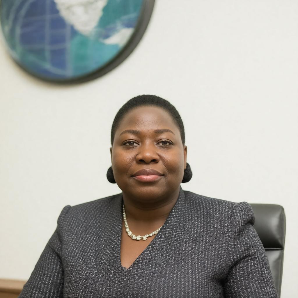 Click to view larger image AI-created image of Fatou Bensouda