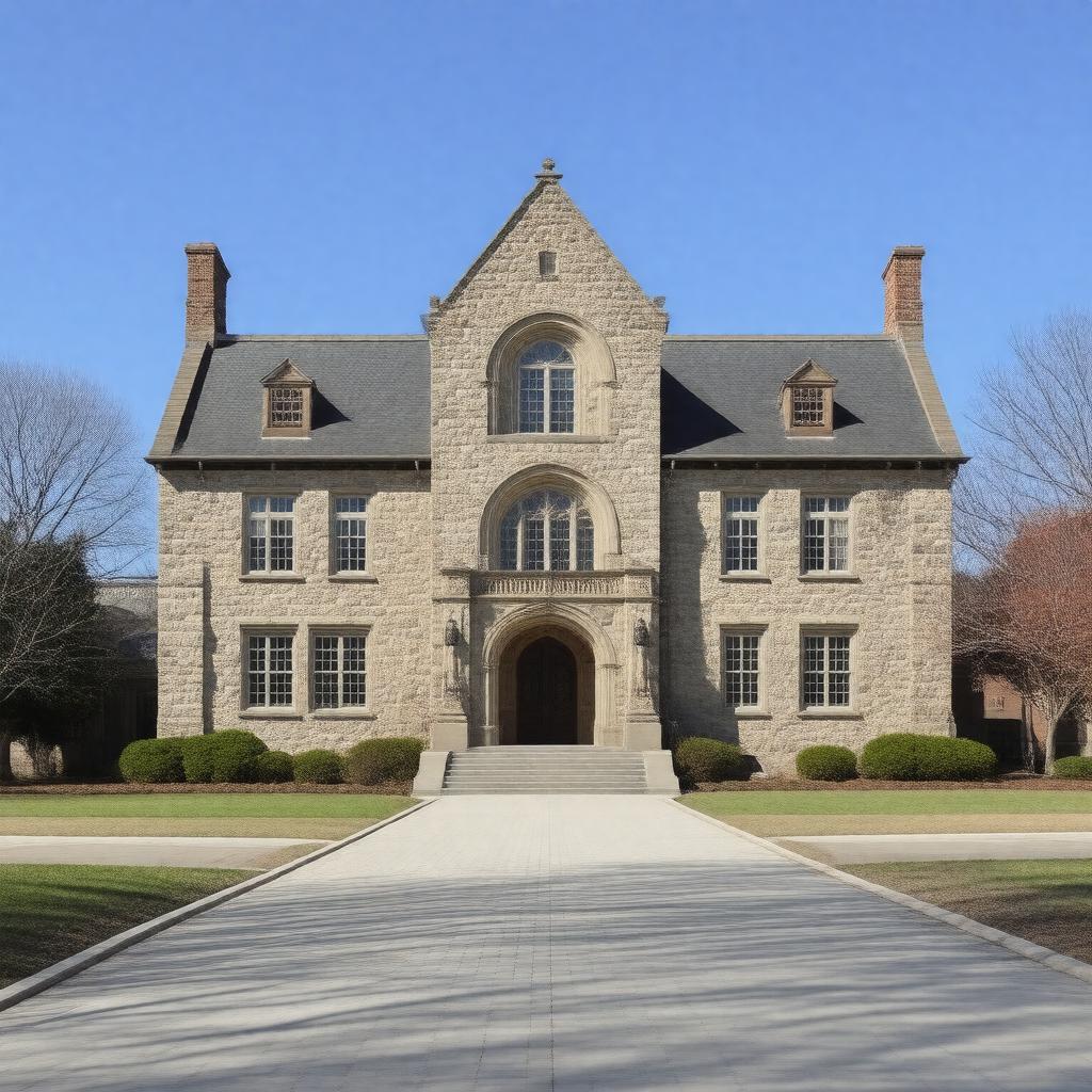 AI-created image of Fayerweather Hall