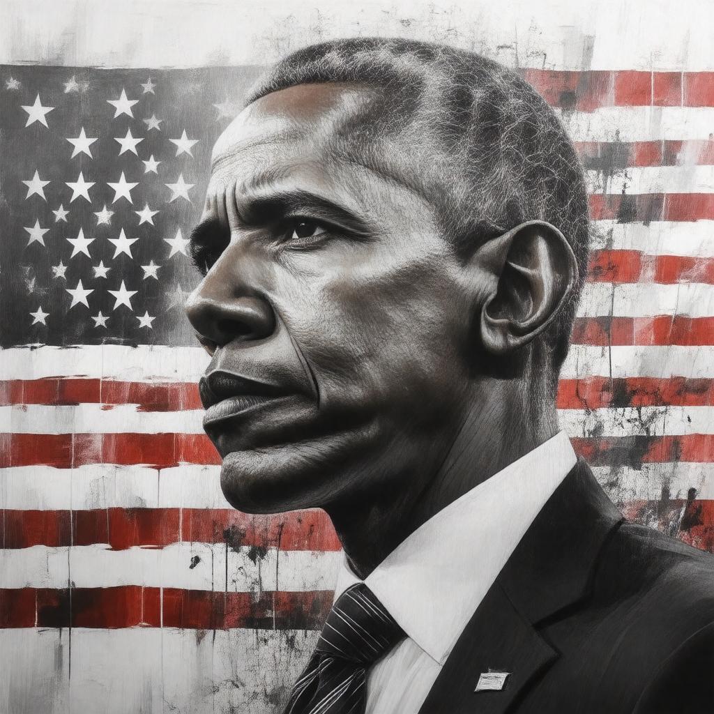 AI-created image of Fear of a Black President