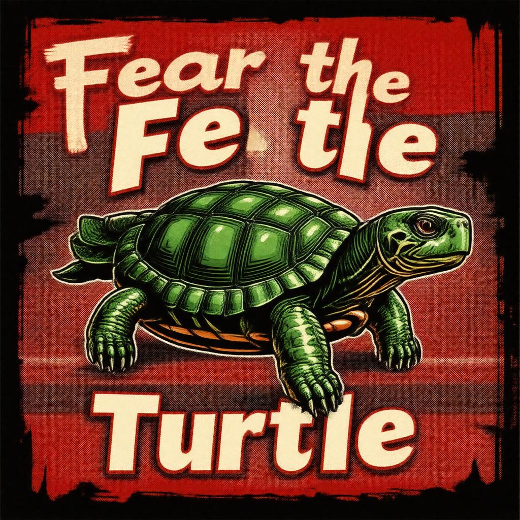 Click to view larger image AI-created image of Fear the Turtle