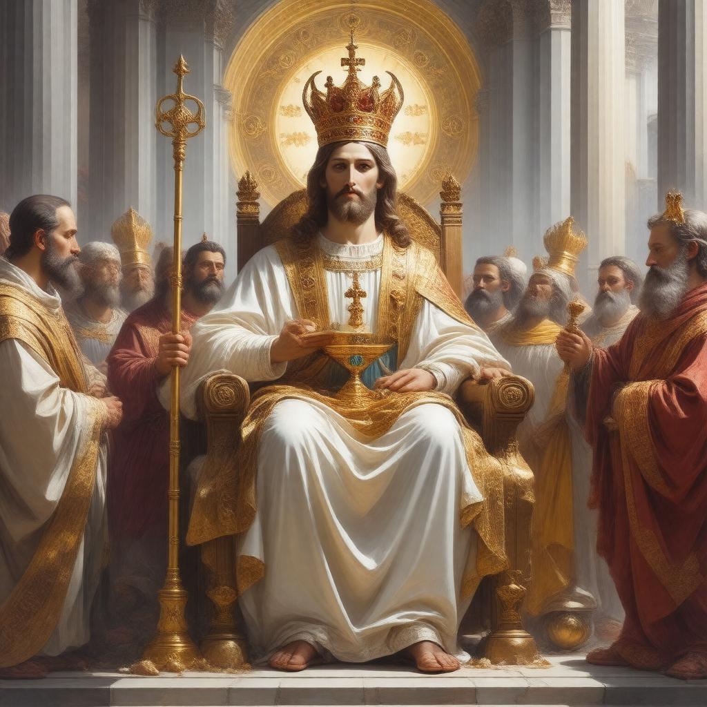 Click to view larger image AI-created image of Feast of Christ the King