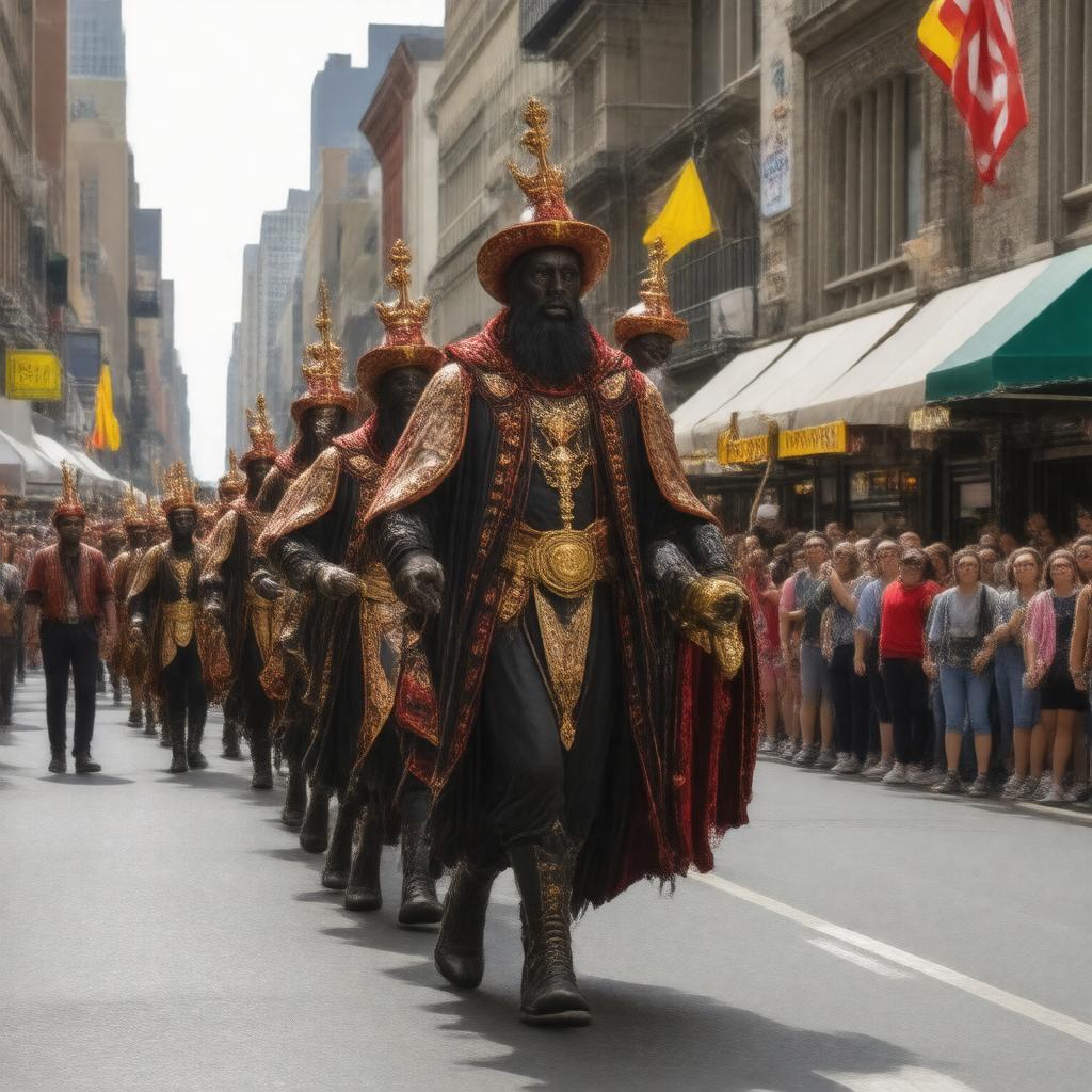 AI-created image of Feast of San Gennaro