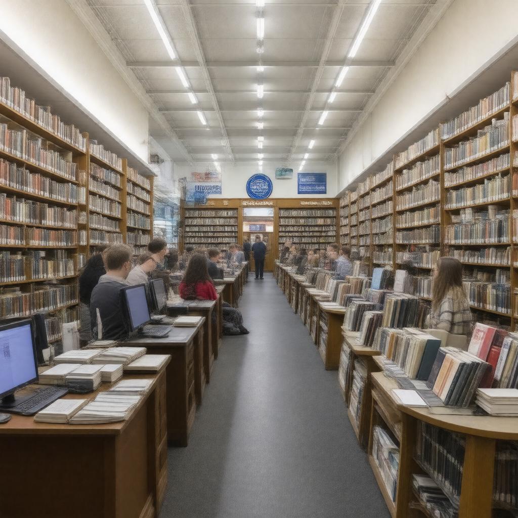 Click to view larger image AI-created image of Federal Depository Library Program