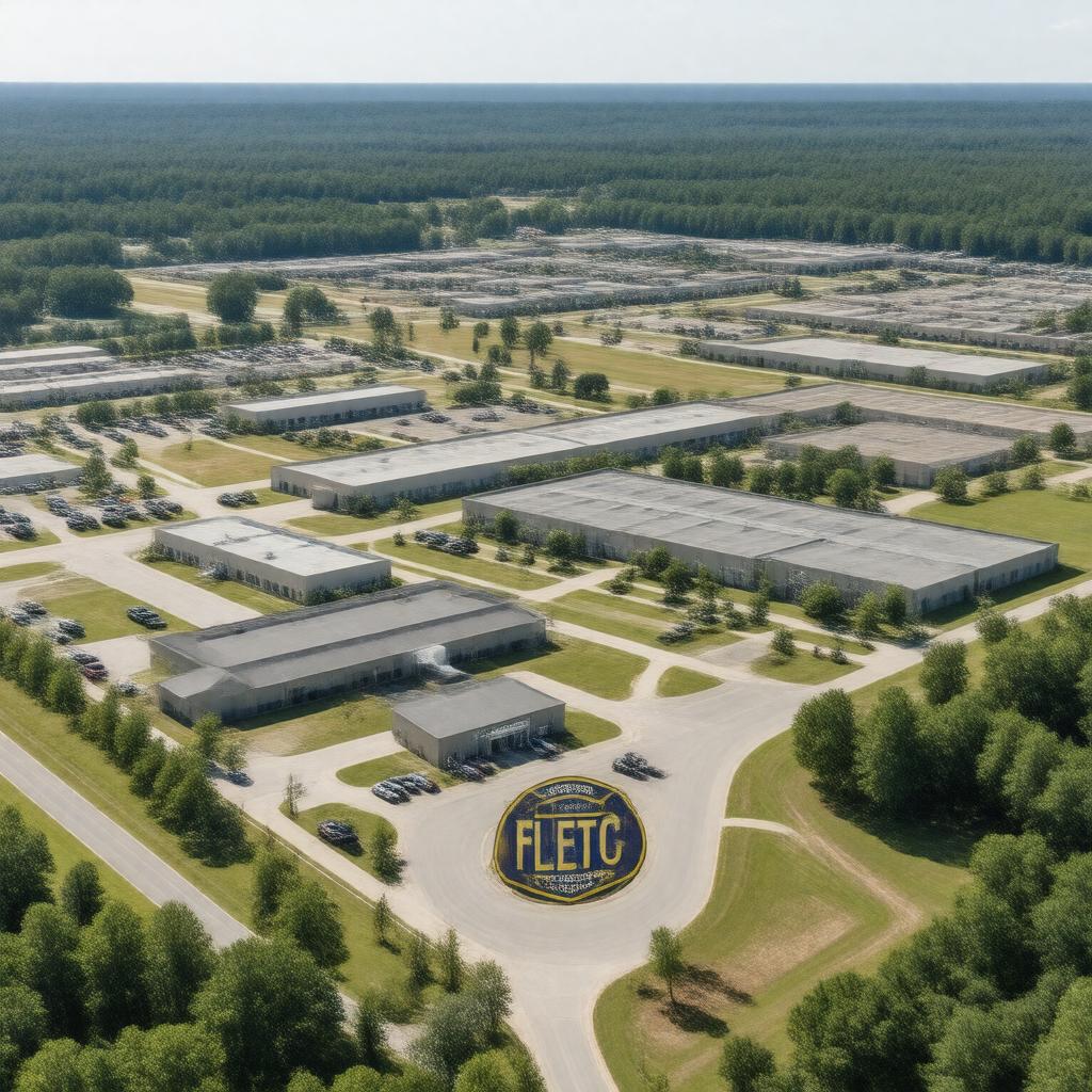 Click to view larger image AI-created image of Federal Law Enforcement Training Centers