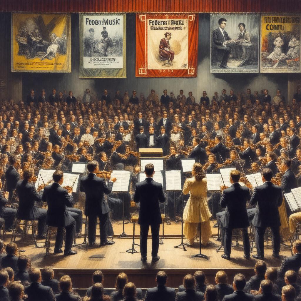 AI-created image of Federal Music Project