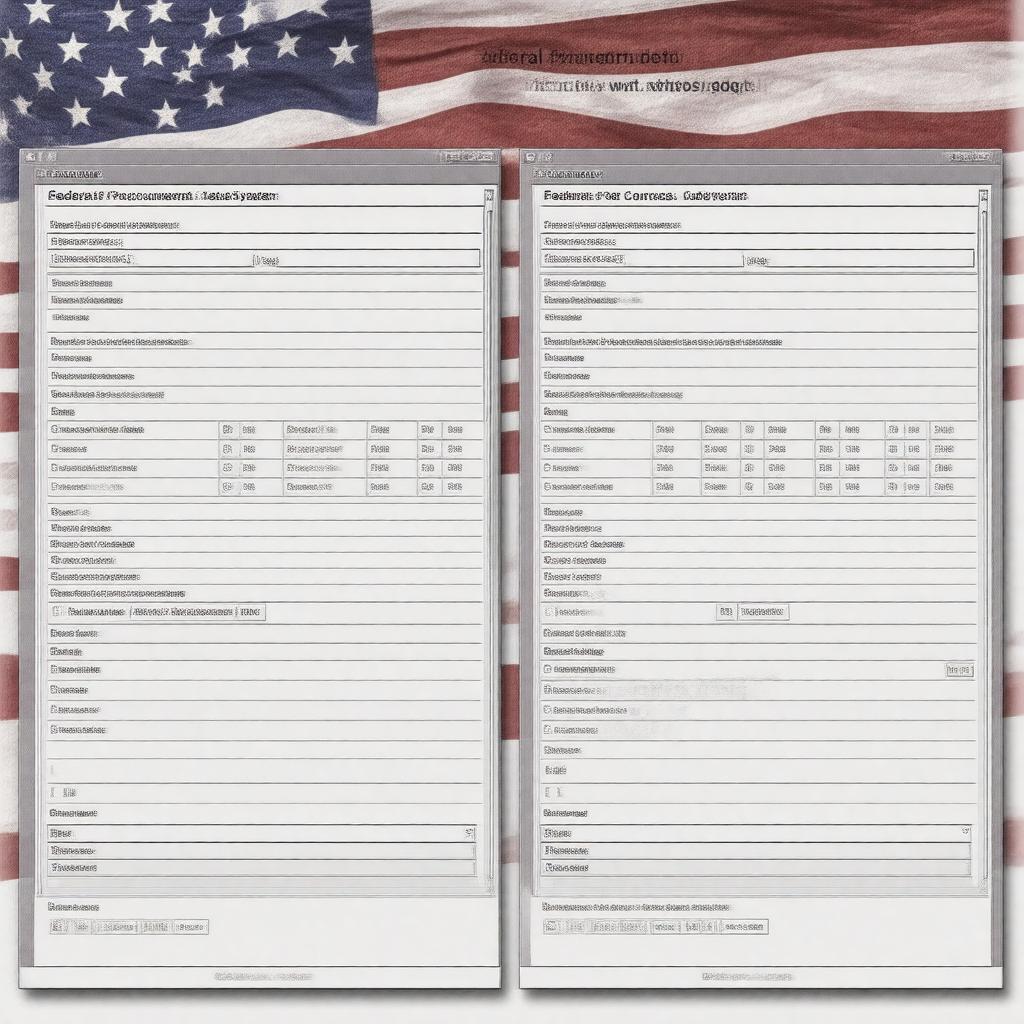 Click to view larger image AI-created image of Federal Procurement Data System