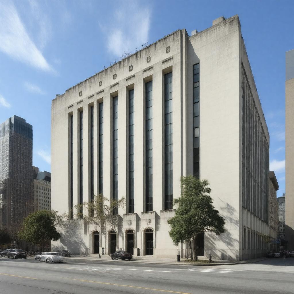 AI-created image of Federal Reserve Bank of Boston