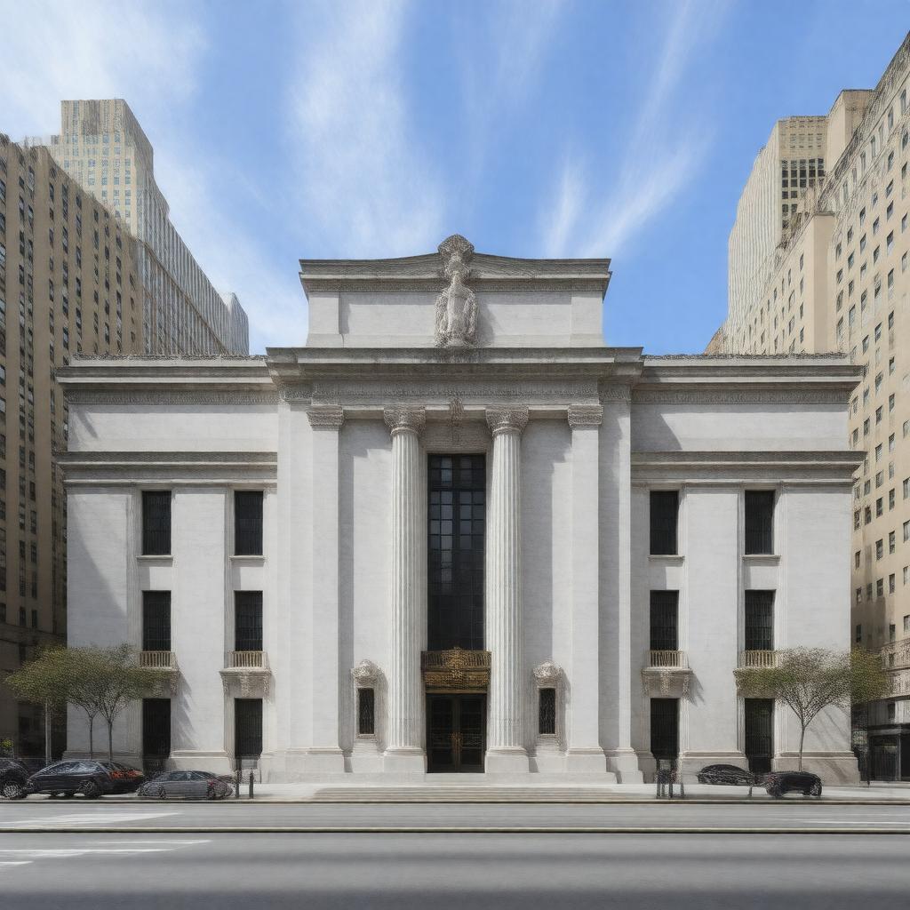 AI-created image of Federal Reserve Bank of New York