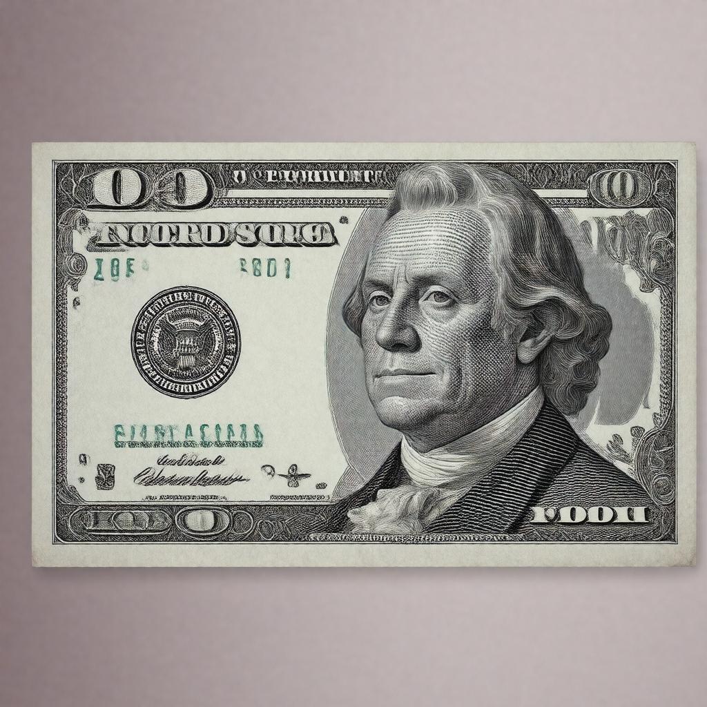 AI-created image of Federal Reserve Note