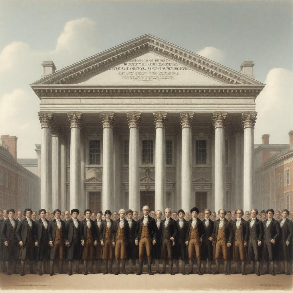 AI-created image of Federalist Party