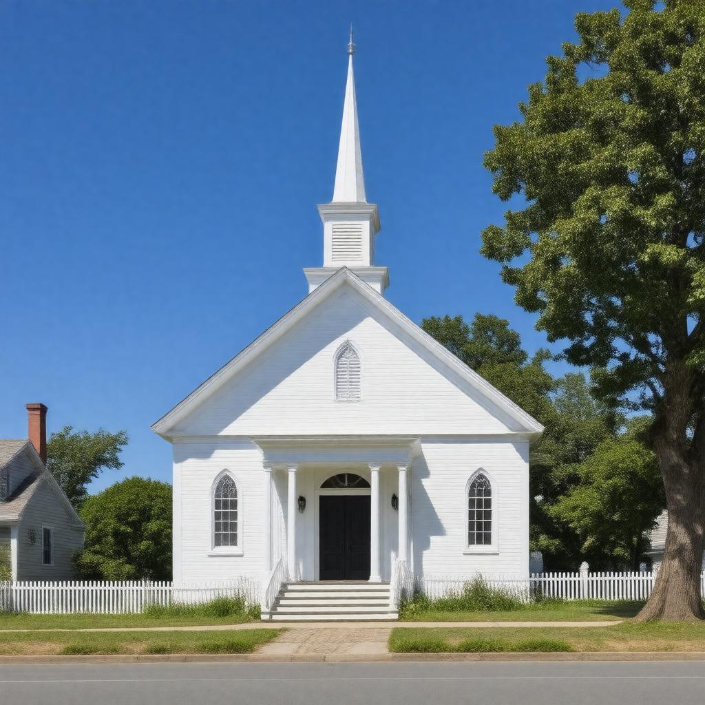 Click to view larger image AI-created image of Federated Church of Martha's Vineyard