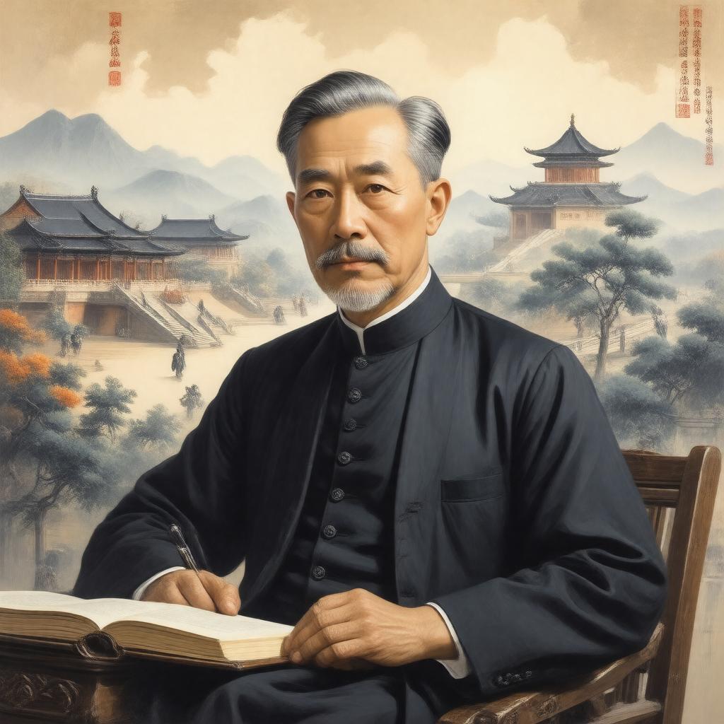 AI-created image of Fei Xiaotong