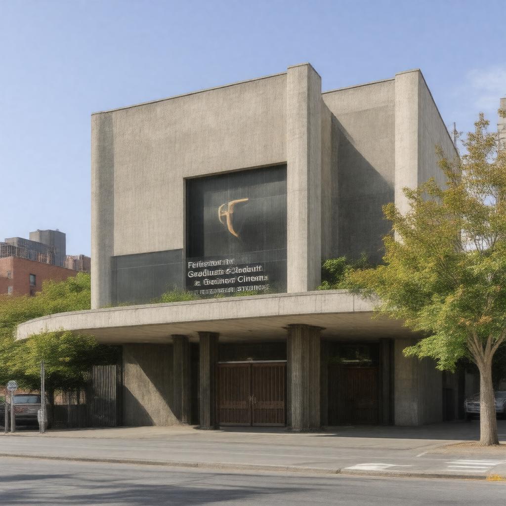 AI-created image of Feirstein Graduate School of Cinema