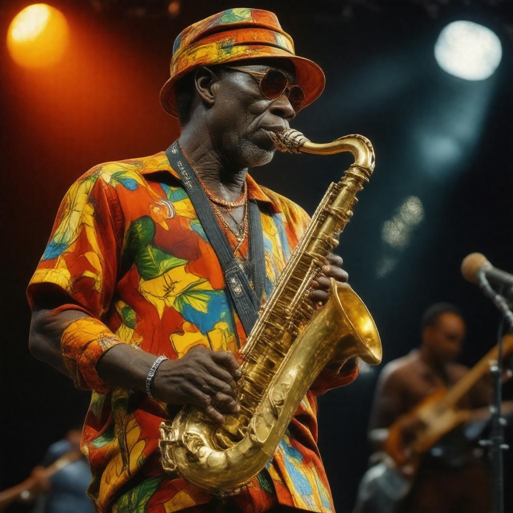 AI-created image of Fela Kuti