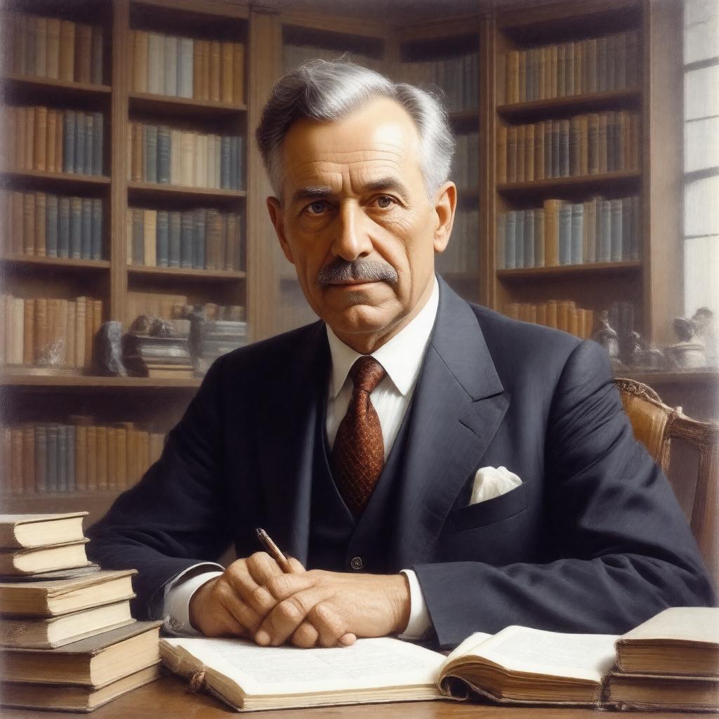 AI-created image of Felix Bloch