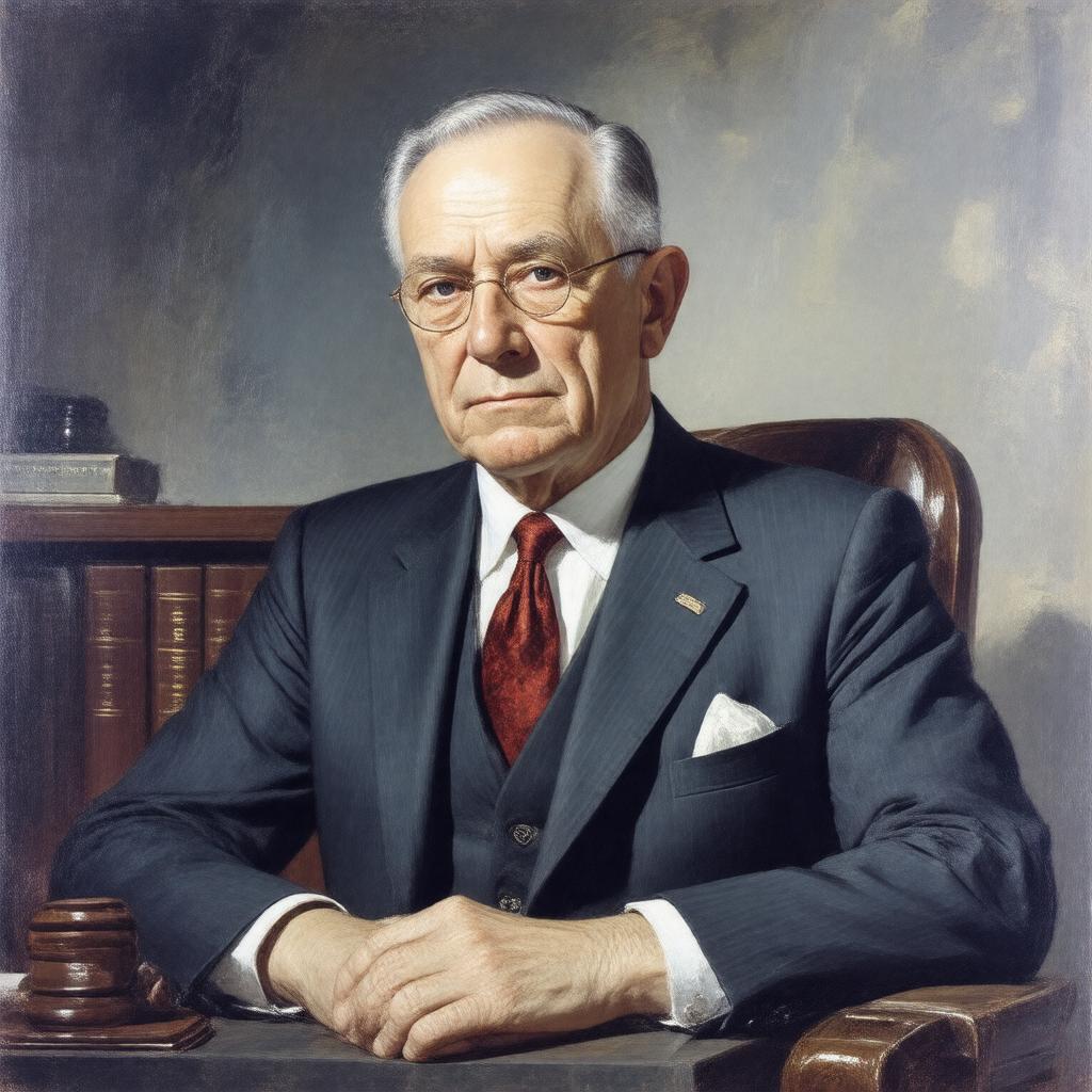 AI-created image of Felix Frankfurter