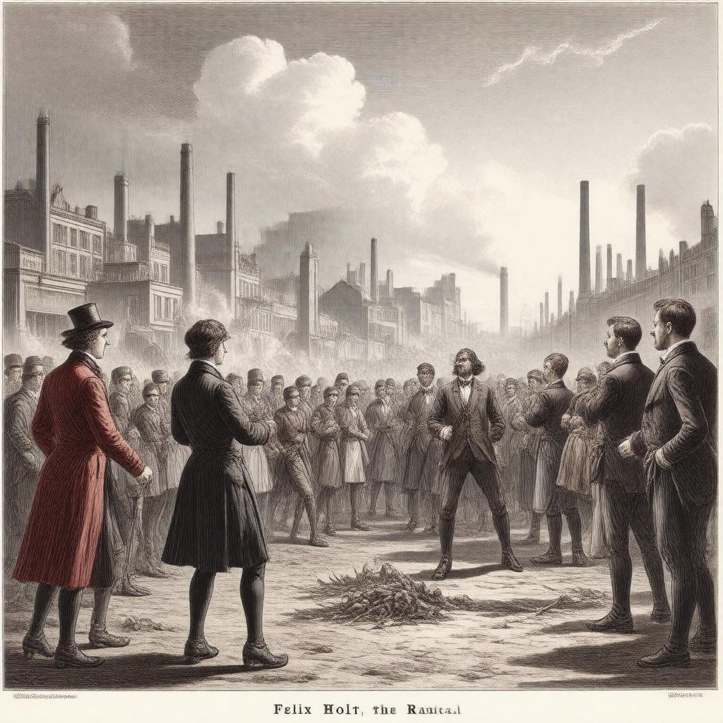 AI-created image of Felix Holt, the Radical