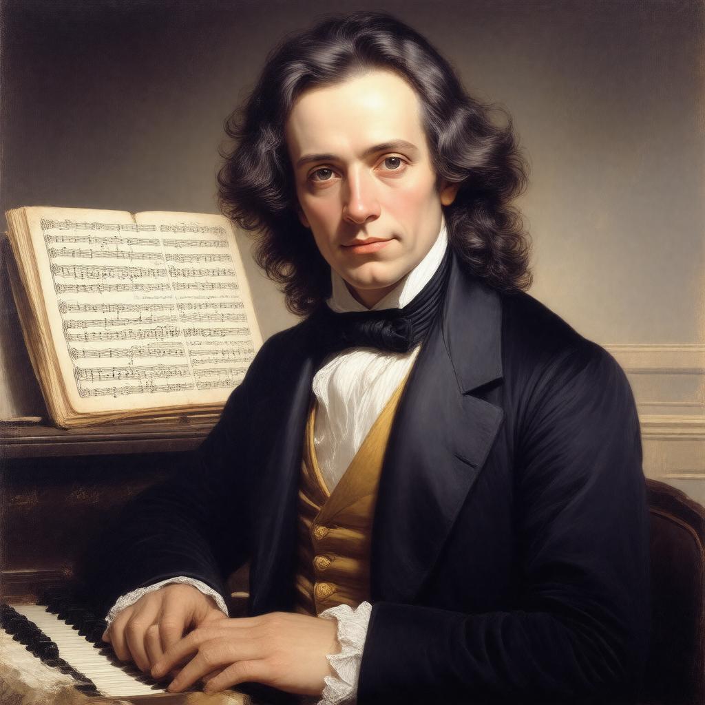 AI-created image of Felix Mendelssohn