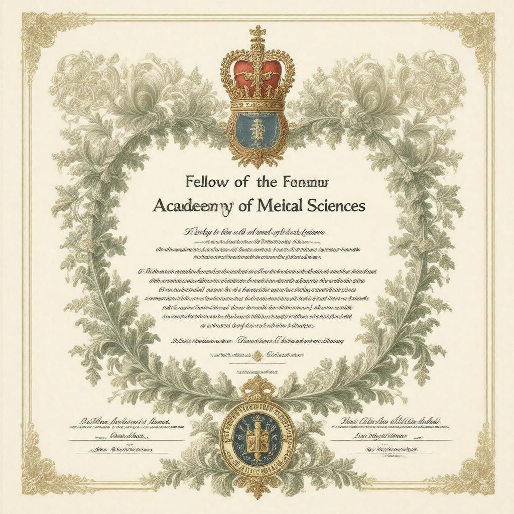 Click to view larger image AI-created image of Fellow of the Academy of Medical Sciences