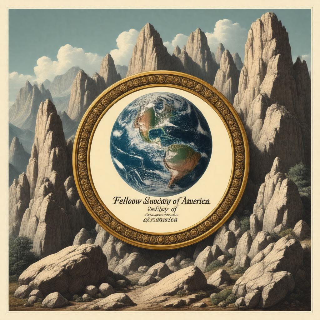 Click to view larger image AI-created image of Fellow of the Geological Society of America