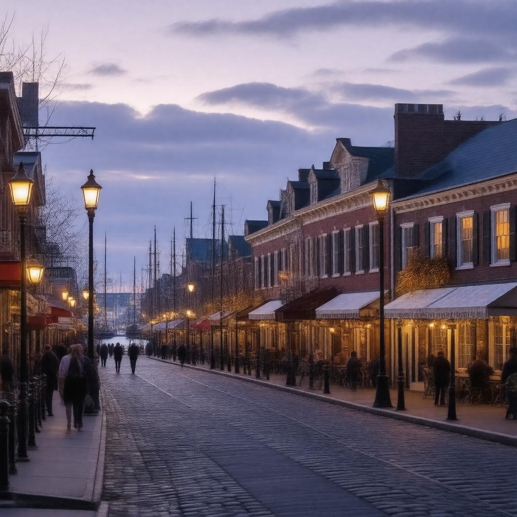 AI-created image of Fells Point