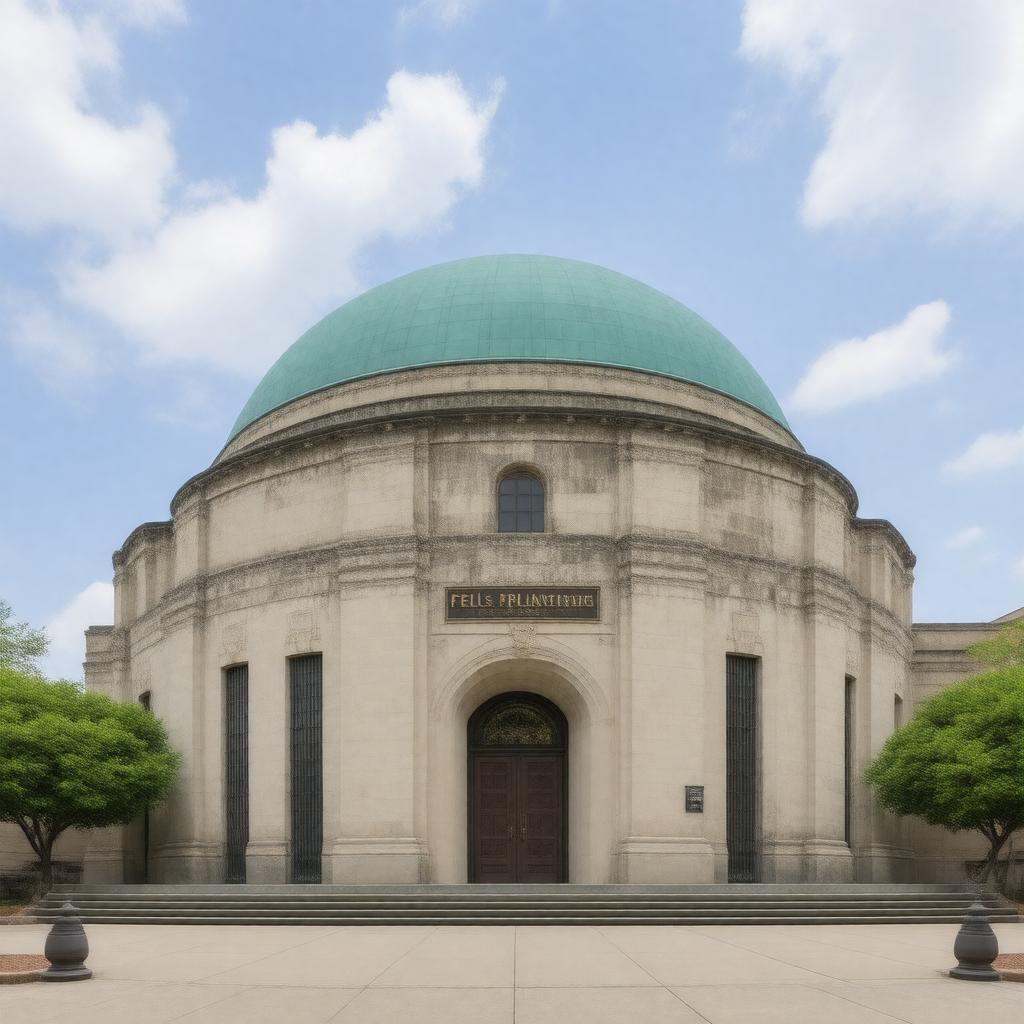 AI-created image of Fels Planetarium