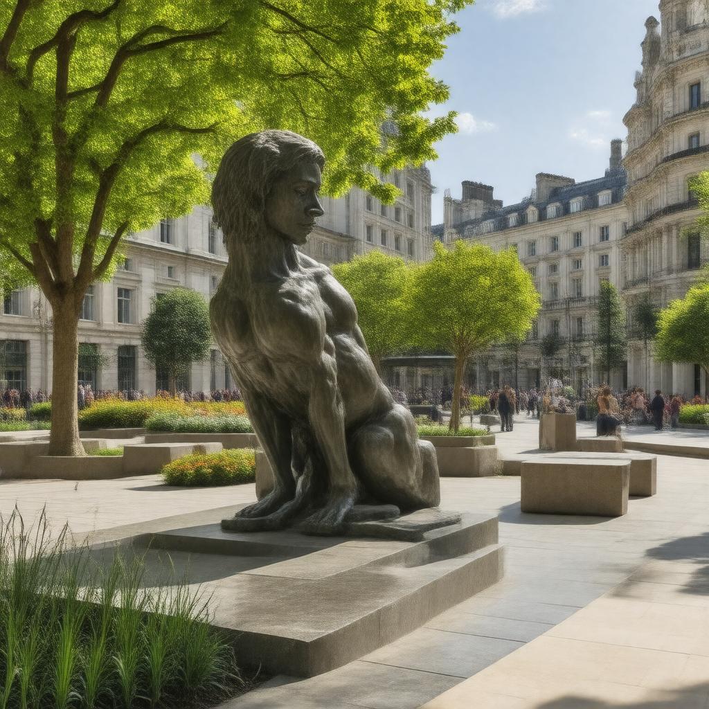 AI-created image of Fen Court Garden