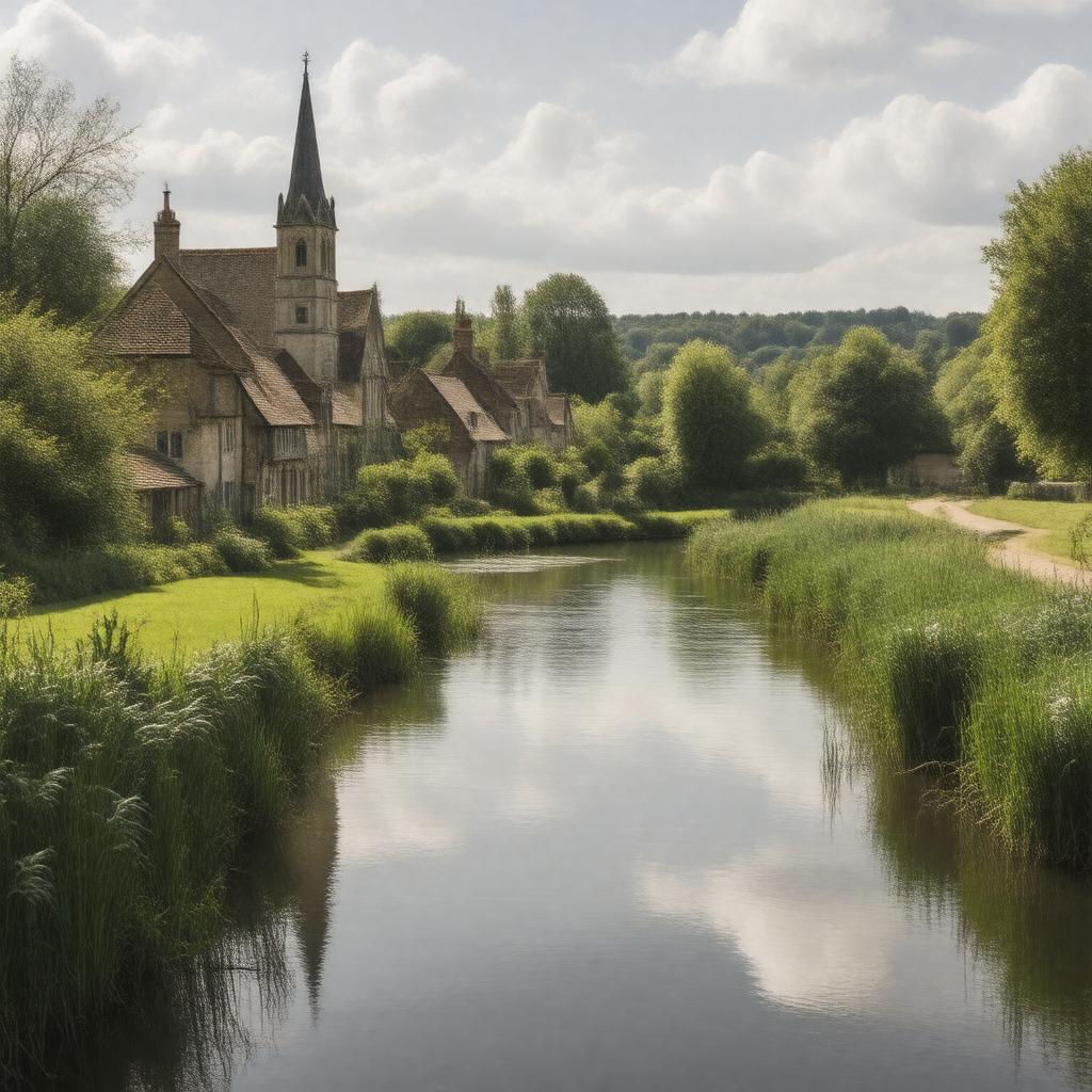 AI-created image of Fen Ditton