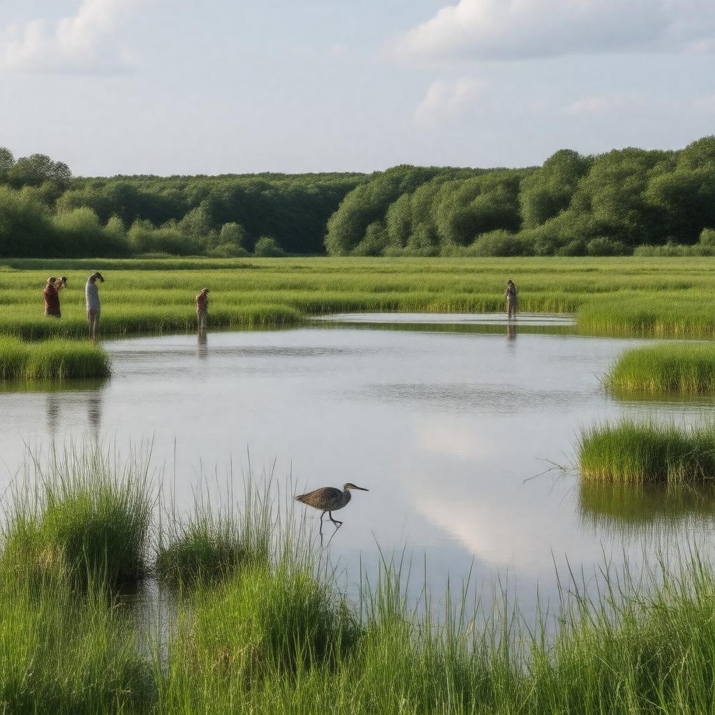 Click to view larger image AI-created image of Fen Drayton Lakes