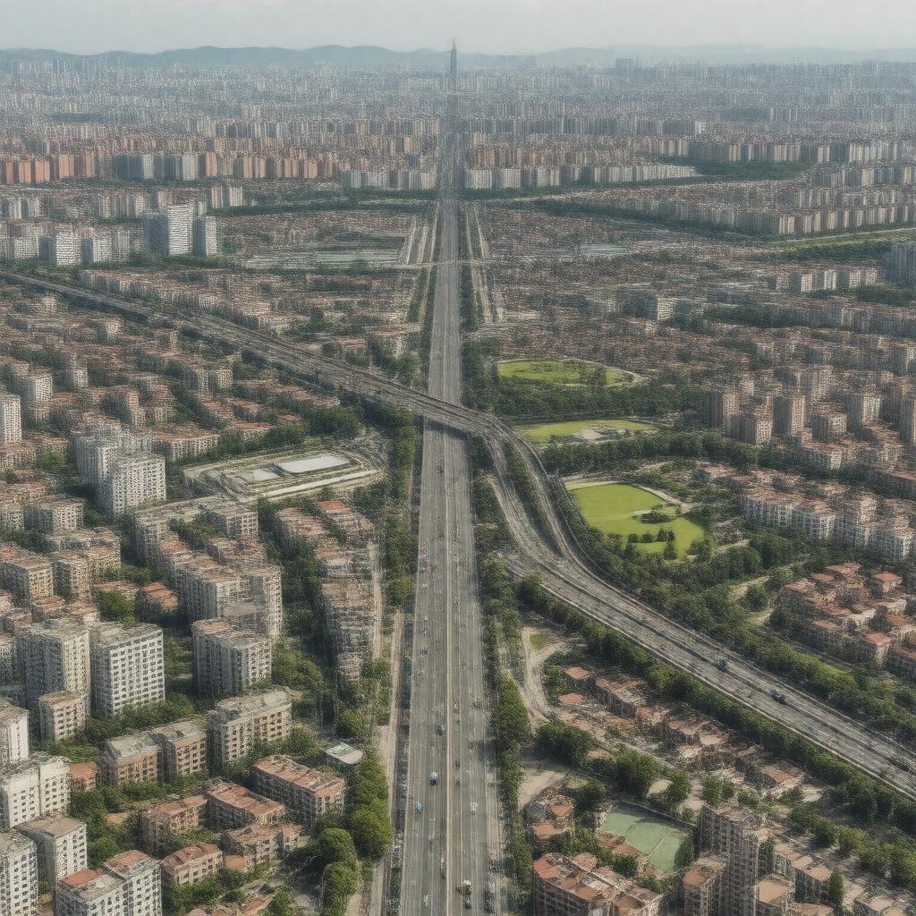 AI-created image of Fengtai District