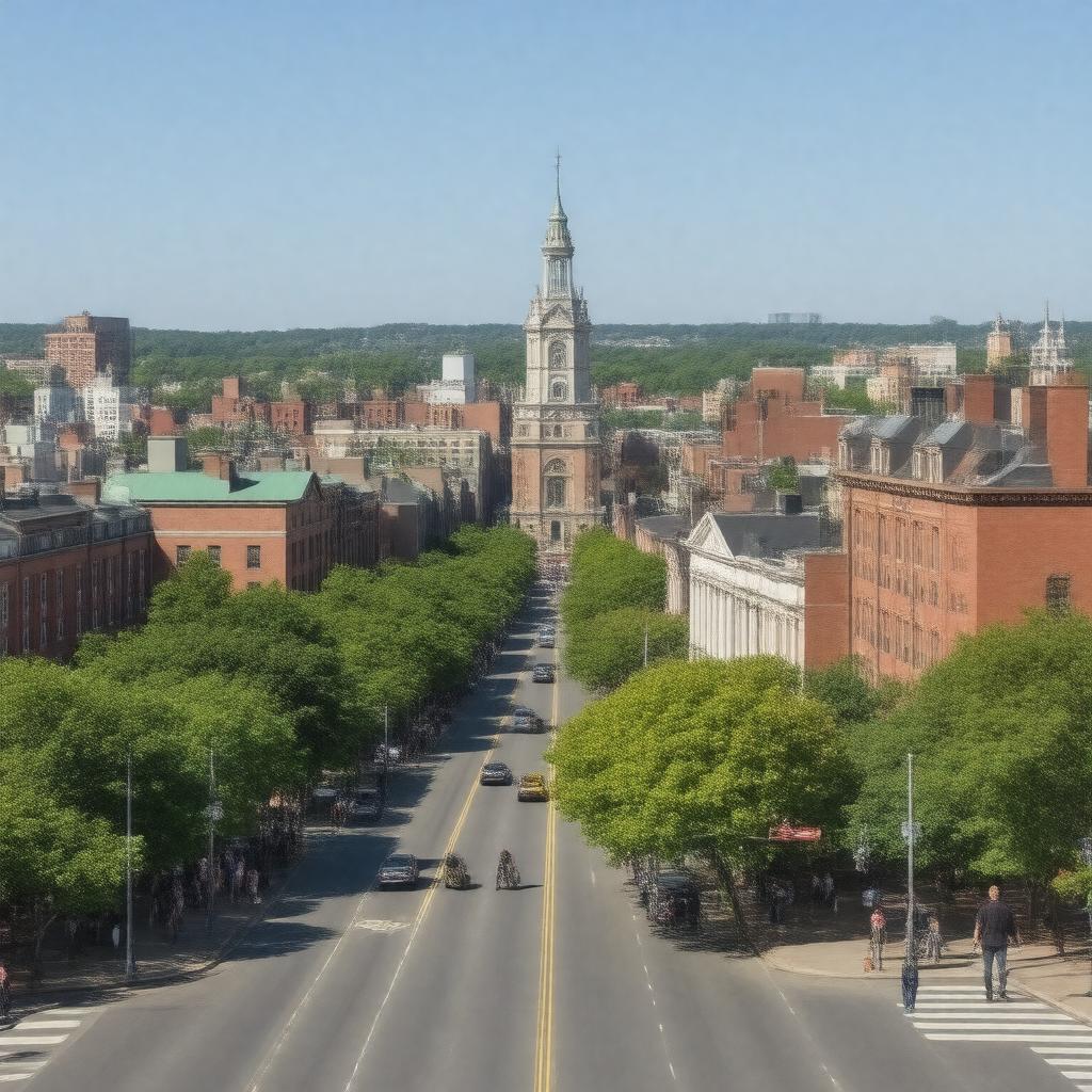 AI-created image of Fenway–Kenmore
