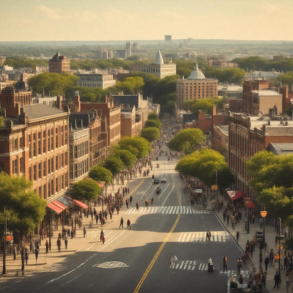 AI-created image of Fenway neighborhood
