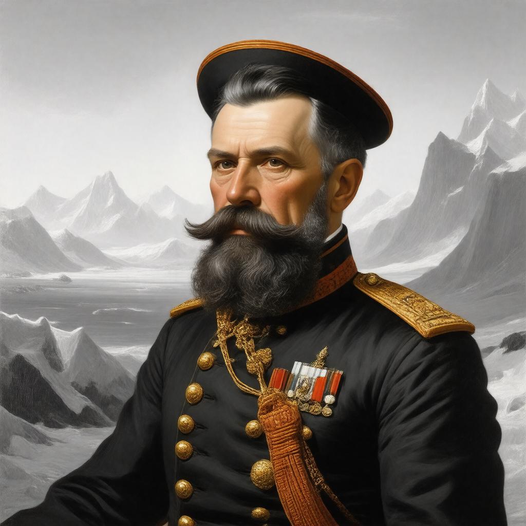 AI-created image of Ferdinand von Wrangel