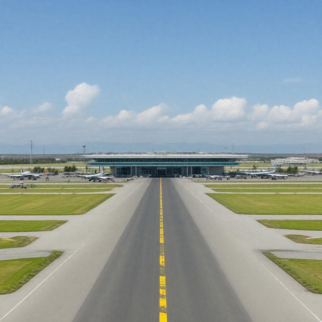 AI-created image of Fergana International Airport