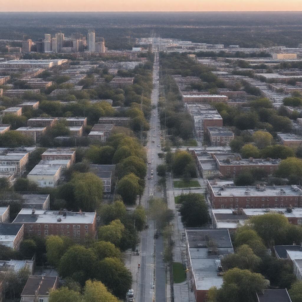 AI-created image of Ferguson, Missouri, United States