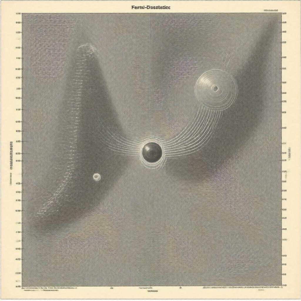 Click to view larger image AI-created image of Fermi-Dirac statistics
