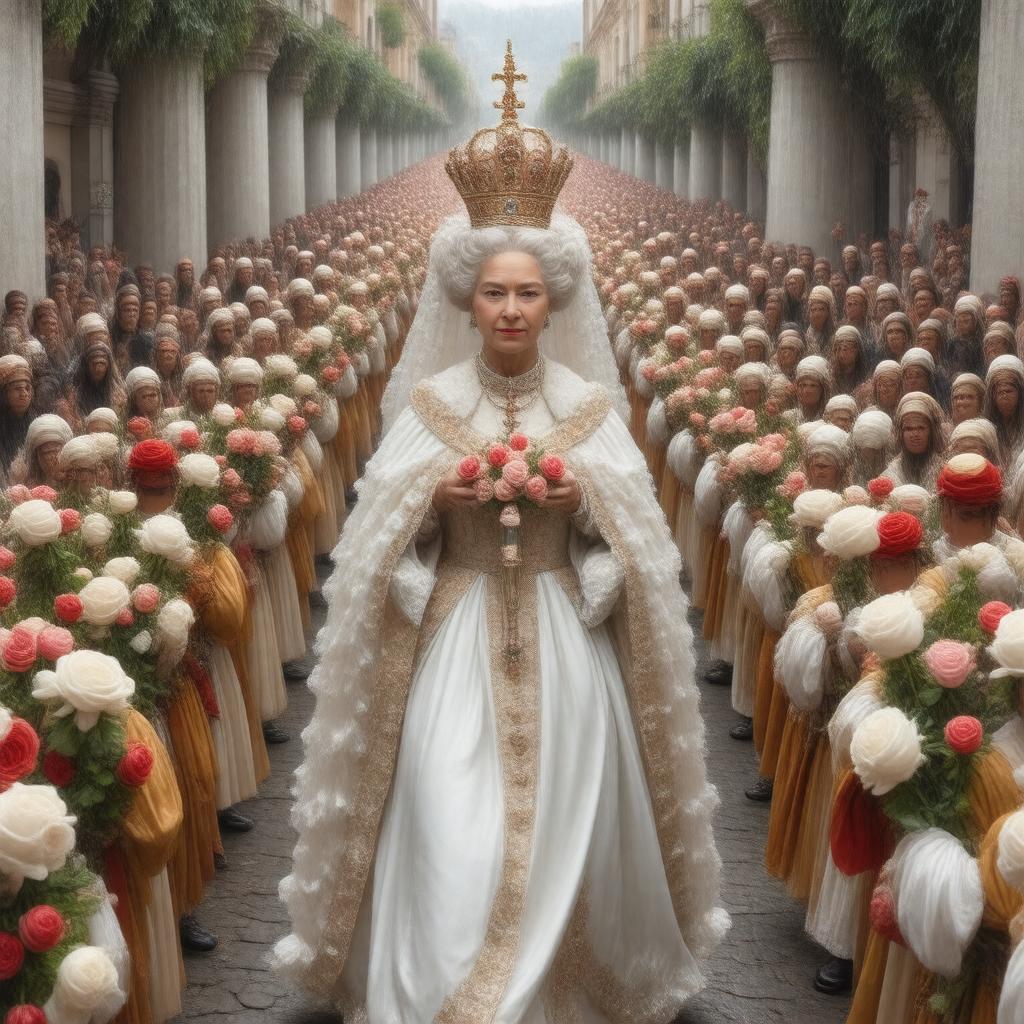 AI-created image of Festa da Rainha Santa
