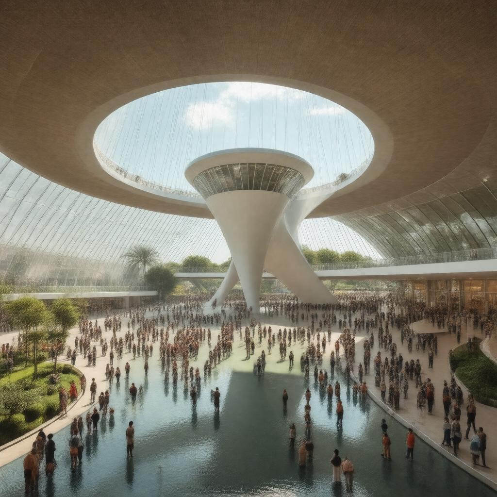 AI-created image of Festival of Britain 1951