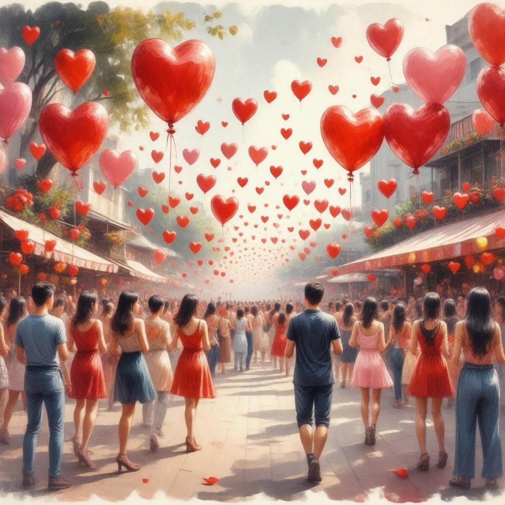 AI-created image of Festival of Love