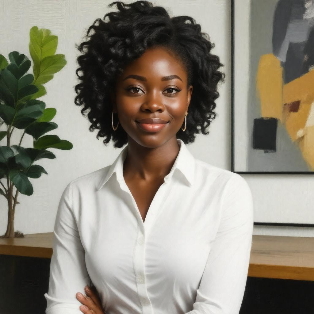 AI-created image of Feyi Adegoke