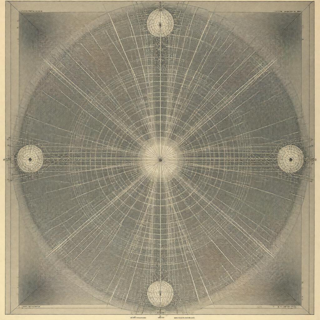 AI-created image of Feynman diagrams